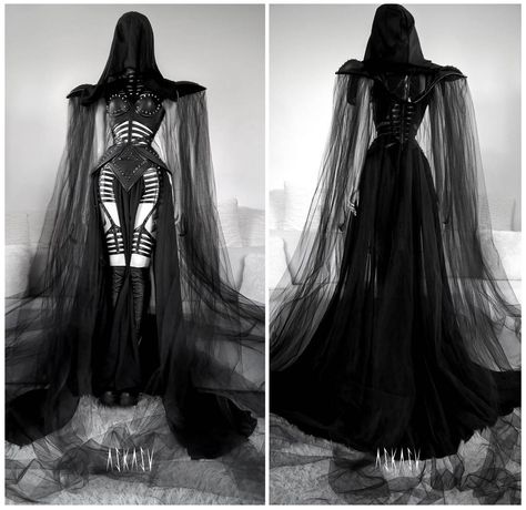 Reaper Makeup, Grim Reaper Makeup, Grim Reaper Halloween Costume, Grim Reaper Costume, Vampire Ball, Reaper Costume, Angel Costume, Masquerade Costumes, Morning Dew