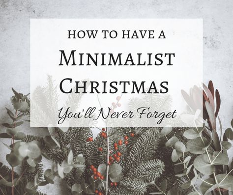 By being intentional with your time, money, energy and mindset, you CAN have a minimalist Christmas that's more meaningful than ever before. Money Energy, Being Intentional, Minimal Christmas, Winter Inspo, Celebration Ideas, Christmas Planning, Minimalist Life, 12 December, Minimalist Christmas