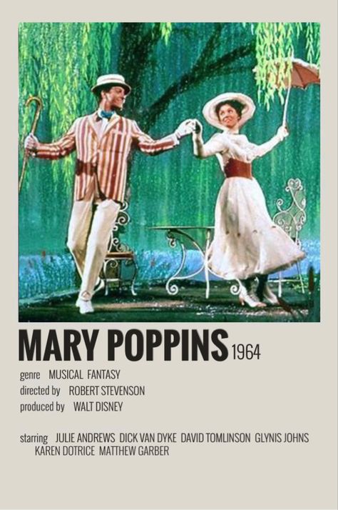 Mary Poppins Minimalist Poster, Mary Poppins Movie Poster, Mary Poppins Wallpaper Aesthetic, Mary Poppins Aesthetic, Mary Poppins Poster, Mary Poppins Musical, Mary Poppins Movie, Polaroid Movie Poster, 1960s Movies