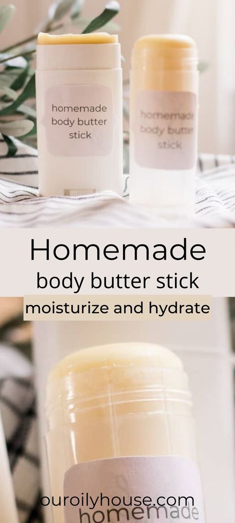 Body Butter Bars Recipe, Body Butter Without Coconut Oil, Body Butter With Beeswax Recipe, Natural Body Butter Recipe, Diy Hair Wax Stick, Moisturizing Soap Recipe, Shea Butter Recipes, Coconut Oil Lotion, Lotion Stick