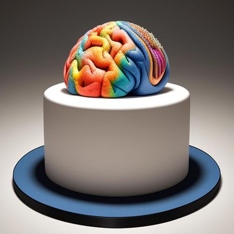 Have you ever wondered what makes your brain tick? Here is an incredibly immersive way to learn about the brain. Brain Cake, Inspiration For Work, Pretty Birthday Cakes, Human Brain, Your Brain, The Brain, Birthday Cakes, Have You Ever, Wedding Cakes