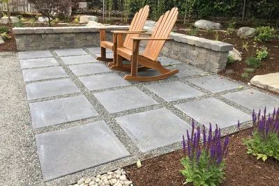 Gravel Grandeur - Dennis' 7 Dees | Landscaping Services & Garden Centers Xeriscape Backyard, Clean Patio, Gravel Landscaping, Backyard Layout, Residential Landscaping, Patio Pavers, Landscaping With Boulders, Modern Backyard Landscaping, Garden Centers