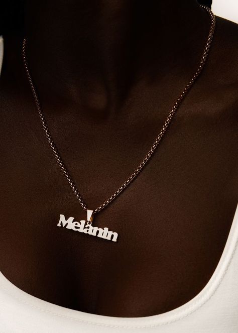 Melanin Necklace, Video Production Studio, Say Less, Girls Stuff, Production Studio, Black Femininity, Photography Creative, Insta Post, Dope Jewelry