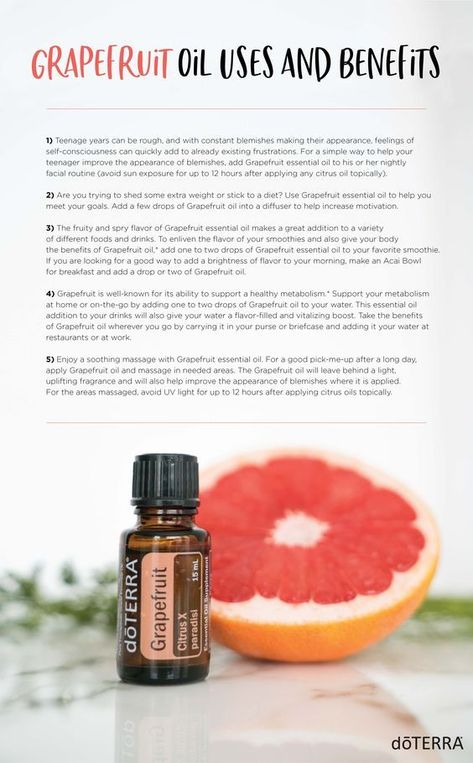 Doterra Grapefruit, Grapefruit Benefits, Doterra Oil, Doterra Essential Oils Recipes, Essential Oils Guide, Grapefruit Oil, Essential Oils Health, Citrus Essential Oil, Essential Oil Benefits