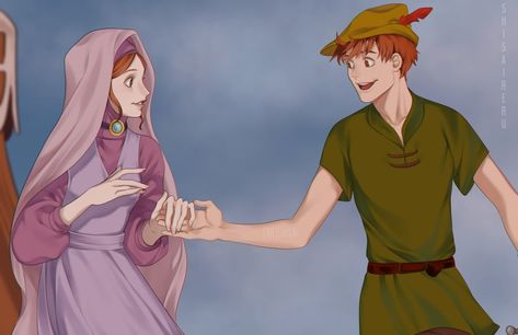 Into The Woods Musical, Robin Hood Disney, Maid Marian, Disney Crossover, Disney Princess Drawings, Disney Animals, Disney Princess Art, Princess Art, Classic Disney