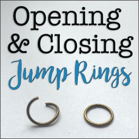 Opening and Closing Jump Rings: jewelry-making for beginners How To Coil Wire For Jewelry, Jewelry Basics, Making Jewelry For Beginners, Holly Hobby, Jewelry Beauty, Jump Ring Jewelry, China Crafts, Jewelry Making Business, Jewelry Knowledge