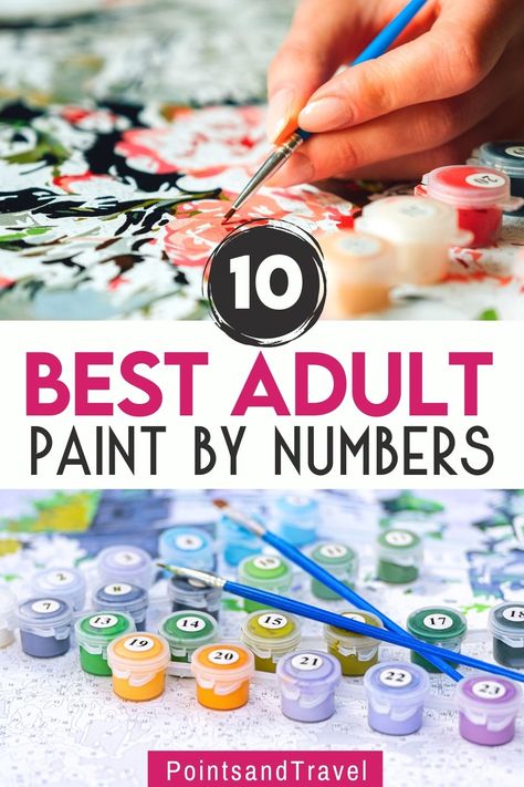 Therapeutic Painting, Adult Paint By Numbers, Unique Gift Ideas For Women, Eiffel Tower Painting, Best White Elephant Gifts, Christmas Craft Ideas, Number Art, Things To Do At Home, Painting Templates