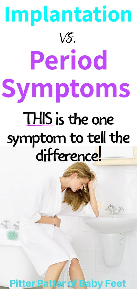 After ovulation you may be looking for early signs of pregnancy. While some women experience implantation cramping and spotting, others do not. Implantation symptoms vs. period symptoms are similar, but there are differences. Click now to learn about the differences between implantation symptoms and expected period symptoms. Pre Period Symptoms, Discharge Female Chart Before Period, Tww Symptoms, Implantation Symptoms Signs, Signs Of Implantation, Period Signs, Symptoms Of Period Coming, Pregnancy Spotting, Termination Of Pregnancy