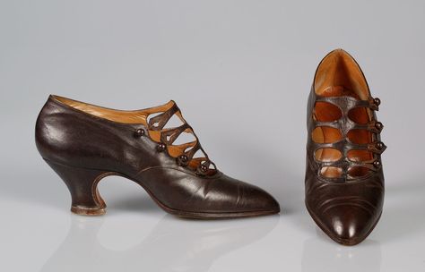 Shoes, Pierre Yantorny (Italian, 1874–1936), Leather, French Antique Shoes, Classy Beauty, 1920s Shoes, Walking Gear, Historical Shoes, Shoes Ads, Century Dress, Glass Slippers, Brooklyn Museum