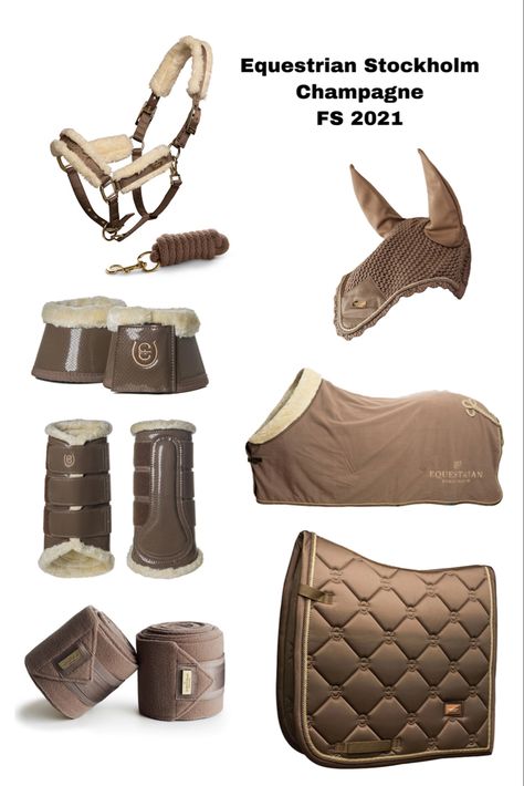 Equestrian Stockholm Champagne FS 2021 collection horse outfit riding rider dressage Stockholm Equestrian, Horse Items, Horse Riding Accessories, Horse Must Haves, Equestrian Accessories, Equestrian Equipment, Horse Clothing, Horse Outfits Clothing, Equestrian Tack