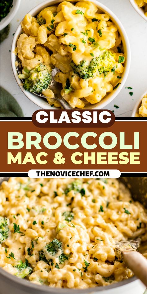 Macaroni And Broccoli Recipes, Mac And Cheese And Broccoli, Broccoli Cauliflower Mac And Cheese, Broccoli Macaroni And Cheese, Macaroni With Broccoli, Macaroni Broccoli, Lunch Ideas With Broccoli, Broccoli Cheese Mac And Cheese, Broccoli And Mac And Cheese