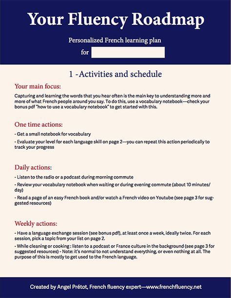 Your Roadmap to Fluency — French Fluency French Fluency, Vocabulary Notebook, Action Board, Language Exchange, Study French, French People, French Resources, French Culture, Can You Help