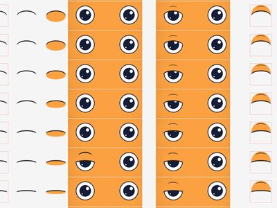 animate eyes blinking - Google Search Blink Animation, Eyes Blinking, Cutout Animation, Animation Poses, Cut Out Animation, Chibi Design, Game 2d, Pen Craft, 3d Pen