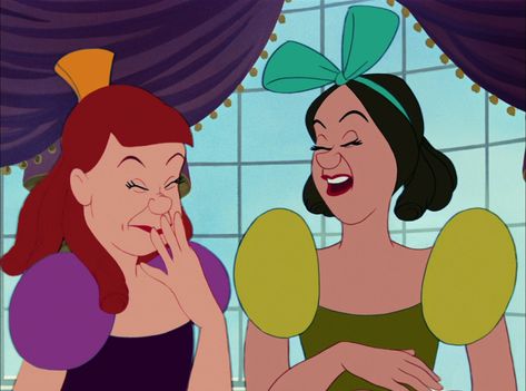 Cinderella's Stepsisters, Cinderella Sisters, Sam Montgomery, Disney Stills, Cinderella's Sister, Cinderella Stepsisters, Cinderella Cartoon, Cinderella Musical, Sisters Movie