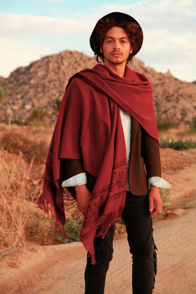 Mens Poncho Fashion, Poncho Men Outfit, Men’s Shawl, Men’s Poncho, Male Bohemian Fashion, Poncho Outfit Men, Bohemian Fashion Men, Bohemian Mens Fashion, Ponchos For Men