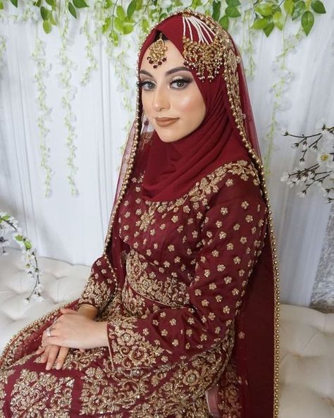 Hijabi Wedding Guest Outfit, Hijabi Wedding Dress, Hijabi Bride, Hijabi Wedding, Bridal Hijab Styles, Baju Kahwin, Hijabi Brides, Nikah Dress, Muslim Brides