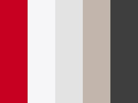 "Bright Red & Grey" by venturewebdesign red and grey, red colour Red And Grey Color Palette, Red Grey Color Palette, Color Palettes With Red, Website Colour Palette, Website Color Palette, Bedroom Colour Palette, Grey Palette, Red Color Schemes, Red Colour Palette