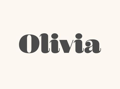 Olivia - A Curvy Typeface by Fonts Fonts For Slogan, Font Specimen, Moodboard App, Muse Aesthetic, Leavers Shirt, Baby Logo Design, Logo Identity Design, Slogan Ideas, Dog Brand