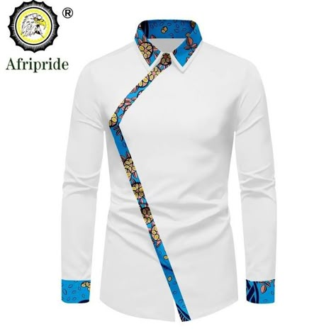 African Men Fashion Shirts, Ankara Shirts For Men, Men African Wear, Latest African Wear For Men, Stylish Men Wear, African Suit, Dashiki Dress, Shirts Crop Tops, African Wear Styles For Men