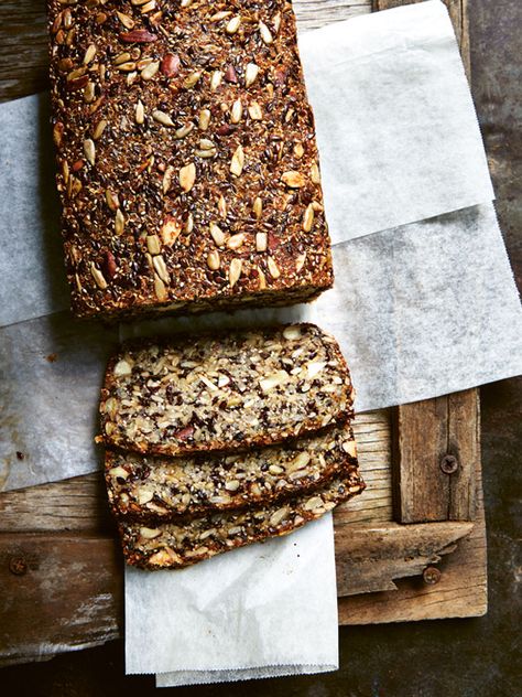 Life Changing Bread, Hay Diet, Quinoa Bread, Seeded Bread Recipes, Edamame Recipes, Nut Bread Recipe, Spiced Almonds, Pain Sans Gluten, Seed Bread