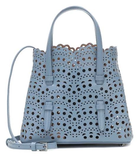 Alaïa - Women's Designer Fashion at Mytheresa Alaia Bag, Louis Vuttion, Spring Sweater Outfits, Azzedine Alaïa, Shades Of Light Blue, Arabesque Pattern, Buy Bags, Lv Handbags, Womens Designer Fashion