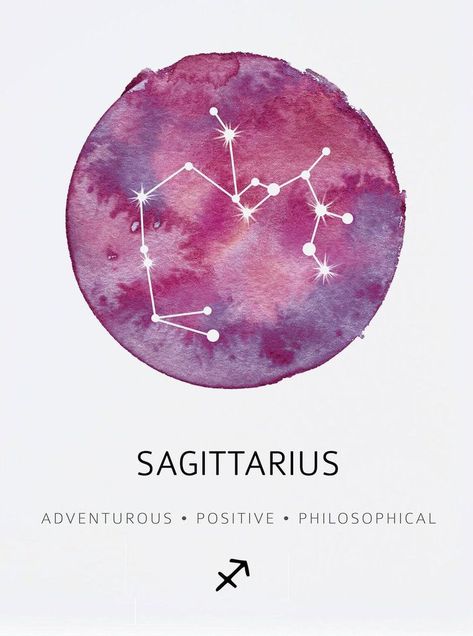 Aquarius Constellation Tattoo, Sagittarius Art, Constellation Poster, Sagittarius Constellation, Sagittarius Astrology, Sagittarius Zodiac Sign, Aquarius Constellation, Sagittarius Quotes, Sagittarius Women