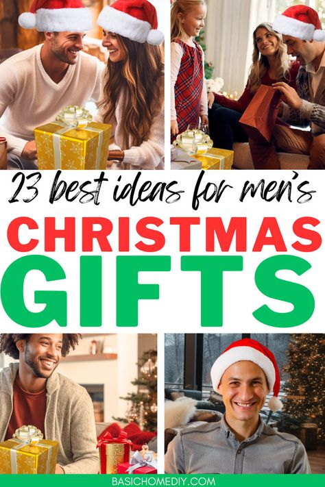 Find the best home Christmas gift ideas for men in this ultimate gift guide. Perfect for guys, coworkers, dads, men over 60, teachers, brothers, your boss, or your boyfriend. Whether you're looking for cheap, DIY holiday gift ideas, or gifts for men who have everything, we've got you covered. Explore cool gadget gifts, manly gifts, unique stocking stuffers, and practical, clever, and genius gift options. Find trending gifts and the perfect gifts for every man on your Christmas shopping list. Christmas Gifts For Guys, Diy Holiday Gift Ideas, Mens Christmas Gifts, Gifts For Male Coworkers, Men Over 60, Manly Gifts, Christmas Gift Ideas For Men, Christmas Shopping List, Coworkers Christmas