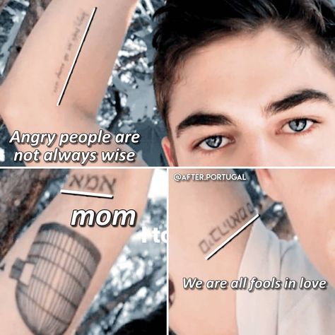 Hardin tattoos meaning Hipster Tattoo, Angry People, Movie Tattoo, Hardin Scott, After Movie, Nail Tattoo, New Tattoo, Tree Tattoo, Simplistic Tattoos