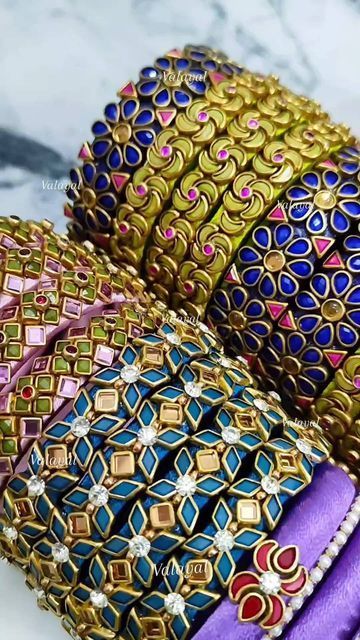 Valayal -handcrafted bangles on Instagram: "Will match all the saree of a bride? . Have something unique for your big day..... . . Our statement design Custom made silkthread bangles from @ _val.ayal_ . no filter used. . . #_valayal_ #silkthreadbangles #reelkarofeelkaro #reelitfeelit #reelsinstagram #reelsviral #sareelove #bridalbangles #bridalmakeup #weddinginspiration #USA #UK #bangles #bangleslover #hyderabad #trendingreels #silk #instagrambusiness #weddingstyle" Aari Bangles, Silk Thread Earrings Designs, Jewel Making, Handmade Flowers Tutorial, Fabric Bangles, Bangles Collection, Silk Thread Necklace, Silk Thread Bangles Design, Wedding Jewellery Designs