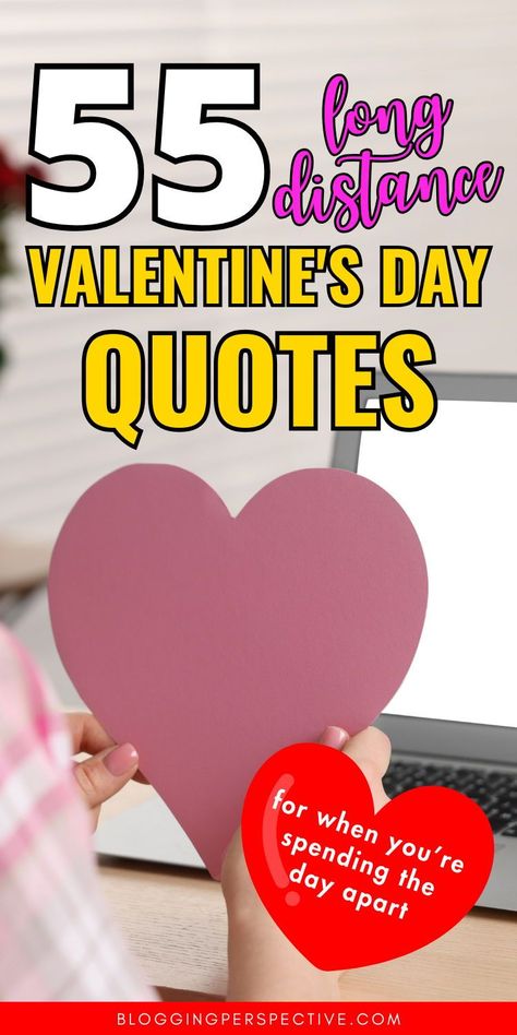 Celebrate your love with these long distance relationship quotes! From sweet long distance valentines quotes to heartfelt Valentine quotes and Valentine sayings, these words are perfect for Valentine’s Day. Share meaningful Valentines day messages and Valentines day quotes that bring your emotions to life. Don’t miss these Valentines quotes and aesthetic love quotes—check out the blog now! Aesthetic Love Quotes, Valentine Sayings, Long Distance Valentines, Valentines Quotes, Long Distance Quotes, Valentines Day Quotes, When I Miss You, Distance Relationship Quotes, Valentines Day Messages