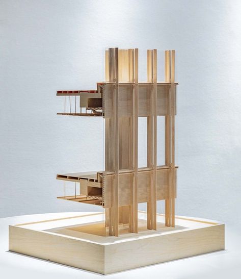 Jinan Greentown Financial Center / gad | ArchDaily Detail Architecture Model, Structural Model Architecture, Structural Model, Presentation Board Design, Timber Architecture, Architecture Models, Wood Architecture, Arch Model, Architecture Design Drawing