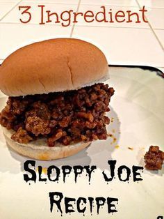 Sloppy Joe Recipe With Bbq Sauce, Best Sloppy Joe Recipe, Healthy Sloppy Joes, Homemade Sloppy Joe Sauce, Recipes Hamburger, Slow Cooker Sloppy Joes, Sloppy Joe Recipe Easy, Homemade Sloppy Joe Recipe, Sloppy Joe Recipe