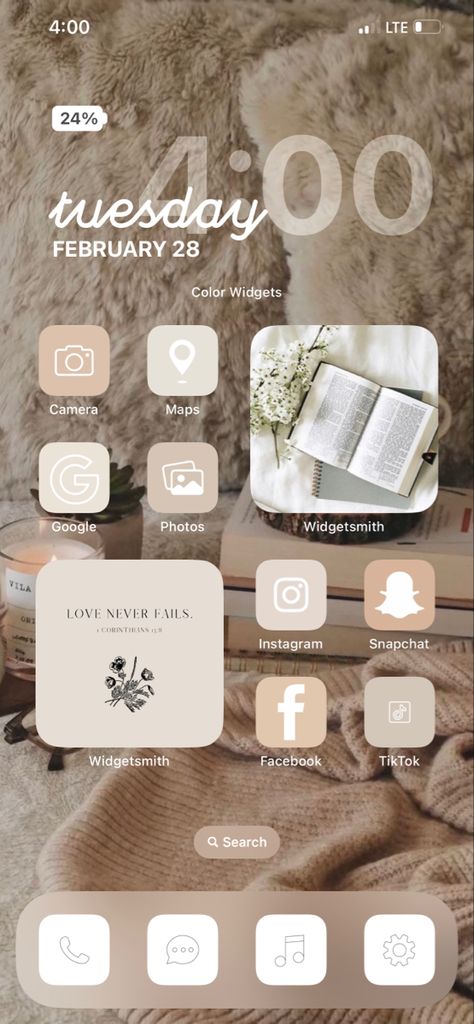 iPhone Home Screen
Warm
Neutral
Cozy
Widgets
Bible
Verse Cozy Ios 16 Homescreen, Neutral Aesthetic Home Screen, Nice Widgets Iphone, Iphone Homepage Aesthetic, Widget Iphone Organization, Aesthetic Clean Wallpaper Iphone, Iphone Asthetic Widgets, Neutral Homescreen Aesthetic, Iphone Screen Layout Aesthetic