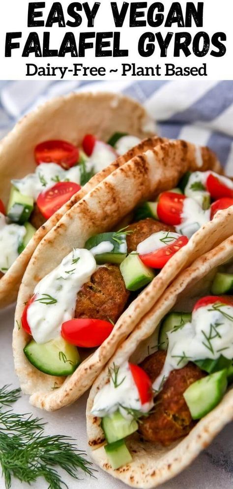 Easy Packed Lunch Ideas, Falafel Gyro, Packed Lunch Ideas For Work, Easy Packed Lunch, Packed Lunch Ideas, Falafel Balls, Work Lunch Recipes, Gyro Wrap, Salmon Meal Prep