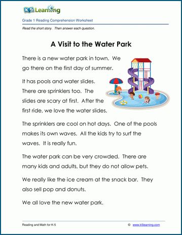 Children's Stories and Reading Comprehension Worksheets | K5 Learning Recount Text, Story For Grade 1, First Grade Homework, About Mathematics, Class Worksheets, Recount Writing, Remedial Reading, Phonics Reading Passages, Grade 1 Reading