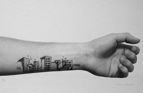 Black And White Tattoo, Summer Tattoo, 500 Days Of Summer, 500 Days, Random Aesthetic, Architecture Tattoo, White Tattoo, Art Graffiti, Piercing Tattoo