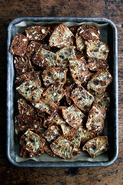 Three-Seed Crackers (Jan’s Farmhouse Crisps & Raincoast Crisps Copycat Recipe) + How to Assemble A Cheese Board (Video) Rainforest Crisps Recipe, Raincoast Crisps, Seeded Crackers, Savory Crackers, Vegan Buttermilk, Copy Cat Recipe, Savoury Crackers, Seed Crackers, Homemade Crackers