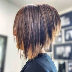 Have you been seeking the most outstanding high-stacked inverted bobs for a fresh look? We have 16 lovely pictures of high-stacked inverted bob on our page! A gorgeous look is this long stacked bob with choppy ends. Easily find any suitable hairstyles for your hair length, skin color, hair texture on our page. Find a style that fits your face shape and personality in our page. // Photo Credit: @iam.shorthair on Instagram Reverse Stacked Bob Haircut, Choppy Bob Hairstyles Back View, Short Hair In Back Long On Sides, 2024 Haircuts Short, Inverted Bob Haircuts With Layers, Haircuts Short In Back Long On Sides, Cute Stacked Bob Hairstyles, Shirt Stacked Bob, Stacked Bob With Long Sides