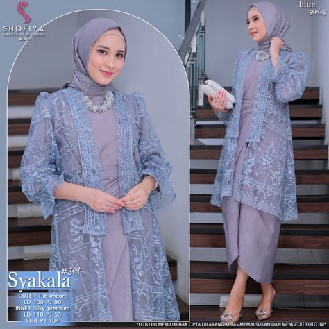 *NEW NEW NEW* * One set 3in1 terdiri dari - • *outer tile + inner atasan + rok lilit* * Rok lilitnya bisa di sesuaikan pada bagian pinggang. *_Desainnya modern dan mewah_* Outfit yang cocok buat wisuda , tunangan maupun kondangan *SYAKALA #3 SET 3in1 (LD 100)* Harga 245.000 Outer Tile, Rok Tile, Rok Lilit, One Set, New New, Tile