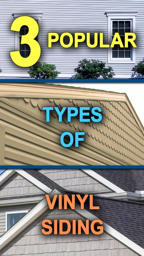 3 Popular Types of Vinyl Siding to Transform Your Curb Appeal Vinyl Siding Trim, Vinyl Soffit, Cleaning Vinyl Siding, Vinyl Siding Colors, Siding Installation, Siding Options, Installing Siding, Siding Colors, Homemade Cleaning Solutions