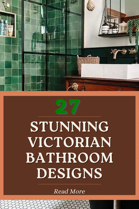 Planning a bathroom renovation but not sure where to start? A Victorian bathroom boasts elegant details that are utterly timeless. Whether you have a Victorian property and want to elevate classic characteristics or you simply want to adopt the style and pay homage to the Victorian era, we’ve put together some Victorian bathroom ideas to inspire you. Continue >> Victorian Bathroom Vanity, Victorian Bathroom Ideas, Bathroom Rehab, Victorian Style Bathroom, Victorian Bathroom, Powder Bath, Large Bathrooms, Chic Interior, Shower Room