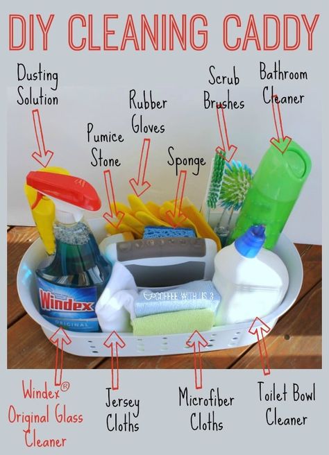 DIY Cleaning Caddy and Free printable cleaning schedule to help make cleaning quick and easy so you can spend time with your family! #‎ad‬ ‪#‎WindexMovieNight‬ Cleaning Supplies Organization Caddy, Cleaning Caddy Organization, Cleaning Caddy Ideas, Declutter Inspiration, Cleaning Supplies Checklist, Free Printable Cleaning Schedule, Cleaning Supplies Caddy, Cleaning Bucket, House Keeper