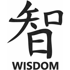 Silhouette Design Store: chinese character - wisdom Sophia Wisdom, Symbol For Wisdom, Wisdom Tattoo, Japanese Tattoo Words, Kanji Tattoo, Chinese Symbol Tattoos, Japanese Tattoo Symbols, Chinese Letters, Symbol Tattoo