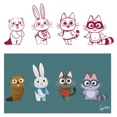 Character design Character Animal Design, Cute Cat Character Design, Animal Character Design Illustration, Cat Character Illustration, Cute Animal Character, Animals Character Design, Animals Illustration Design, Cute Animal Character Design, Character Design Animals