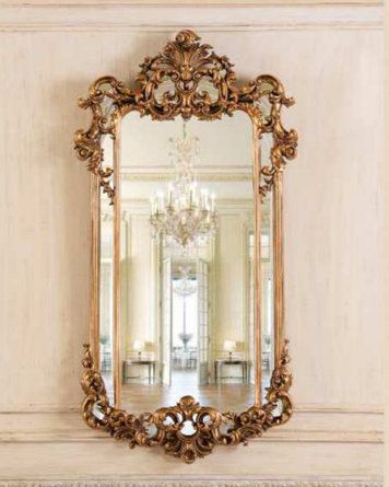 InfinityFurnitureImport Infinity Antique Gold Framed Mirror | Wayfair Gold Antique Mirror, Twilight Dr, Fine Antique Furniture, Gold Framed Mirror, Antique Mirror Wall, Framed Mirror, Mirrors For Sale, Mirror Set, Mirrors Wayfair