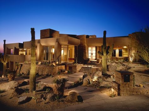 Arizona House Desert House Plans, Desert Architecture, Desert Style, Desert House, Arizona House, Modern Desert, Desert Design, Contemporary Exterior, Architecture Model Making