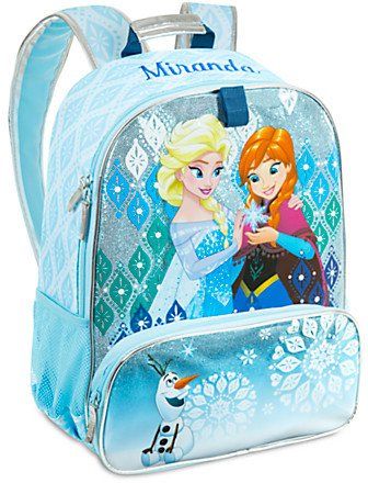 Pin for Later: 100 Backpacks Under $25 For Going Back to School Personalized Disney Frozen Light-Up Backpack Personalized Disney Frozen Light-Up Backpack ($23) Elsa And Olaf, Frozen Bag, Frozen Toys, Frozen Kids, High School Backpack, Frozen Elsa And Anna, Anna Elsa, School Accessories, Lunch Tote