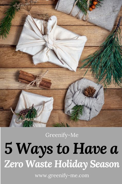 5 Ways to Have a Zero Waste Holiday Season - Greenify Me Zero Waste Party, Zero Waste Holiday, Eco Friendly Gift Ideas, Zero Waste Christmas, Potato Stamp, Eco Friendly Holiday, Zero Waste Products, Zero Waste Gifts, Zero Waste Kitchen