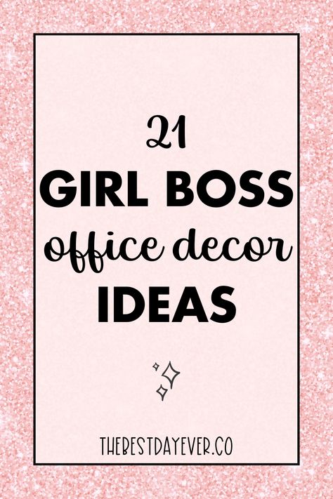 21 girl boss office decor ideas Small Office Decoration Ideas, Contemporary Office Space Design, Office Upgrade Ideas, Home Office Cricut Ideas, Women’s Work Office Decor, Female Lawyer Office Decor, Pink And Gray Office Decor, Chic Office Ideas For Women, Womens Office Inspiration