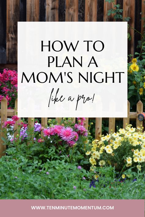 Do you want to host a mom's night but are not sure where to start. Planning is easy with these 10 simple steps. Mom Night Out Ideas, Moms Night Out Ideas, Moms Night In Party Ideas, Moms Night Out, Pesto Recipes, Moms' Night Out, Moms Night, School Mom, Mom Group